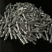 Worgeous Aluminum Arrow Nocks for Hunting Compound Bow Arrows Durable Silver 20 Pieces