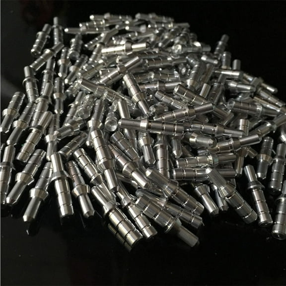 Worgeous Aluminum Arrow Nocks for Hunting Compound Bow Arrows Durable Silver 20 Pieces