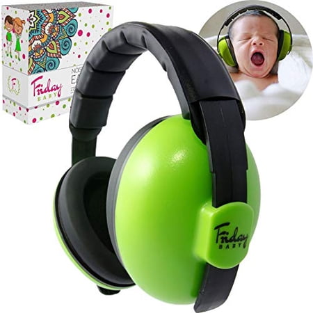 Fridaybaby Baby Ear Protection (0-2+ Years) - Comfortable and Adjustable Noise Cancelling Ba