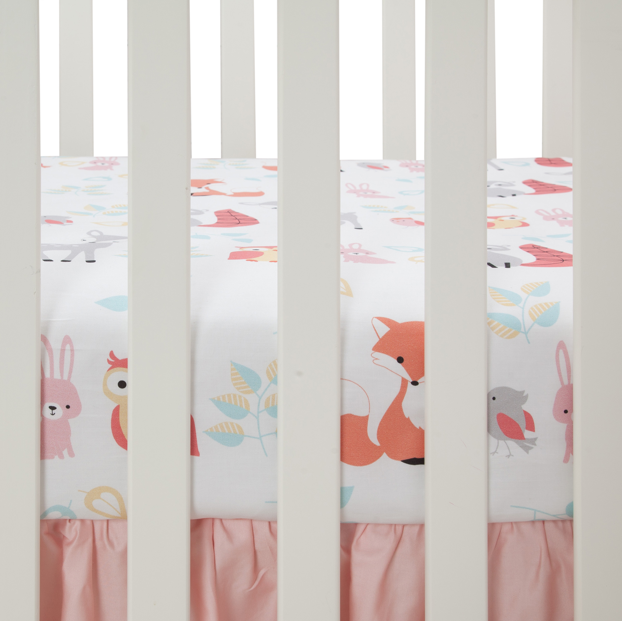 Lambs & Ivy Little Woodland Fitted Crib Sheet photo 3
