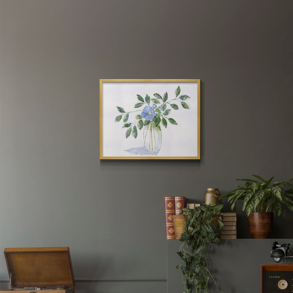 Rustic Simplicity II by Sally Swatland - Restickable Framed Giclée Print