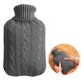 thumbnail image 4 of Funda para Botella Caliente Calentador Manos Y Pies Funda Felpa para Cama (gris), 4 of 9