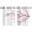 Pink White, variant on 2 Panels Kitchen Tier Curtains 39 Inch Length, Pink Cherry Blossom Grommets Window Treatment Curtain, Spring Branches Floral Watercolor Thermal Curtains Drapes for Living Room/Bathroom