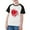 Black, variant on Girls Contrast Patchwork Raglan Sleeve T Shirt Cute Love Heart Printh Basic Short Sleeve Casual Tee Tops for 3-14Y