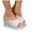 Silver, variant on Women's Wedge Dress Slides Sandals Fashion Sparkly Peep Toe Platform Extra High Heels Slip on for Ladies