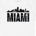 thumbnail image 4 of Inktastic Miami Skyline Grunge Boys or Girls Baby Bodysuit, 4 of 5