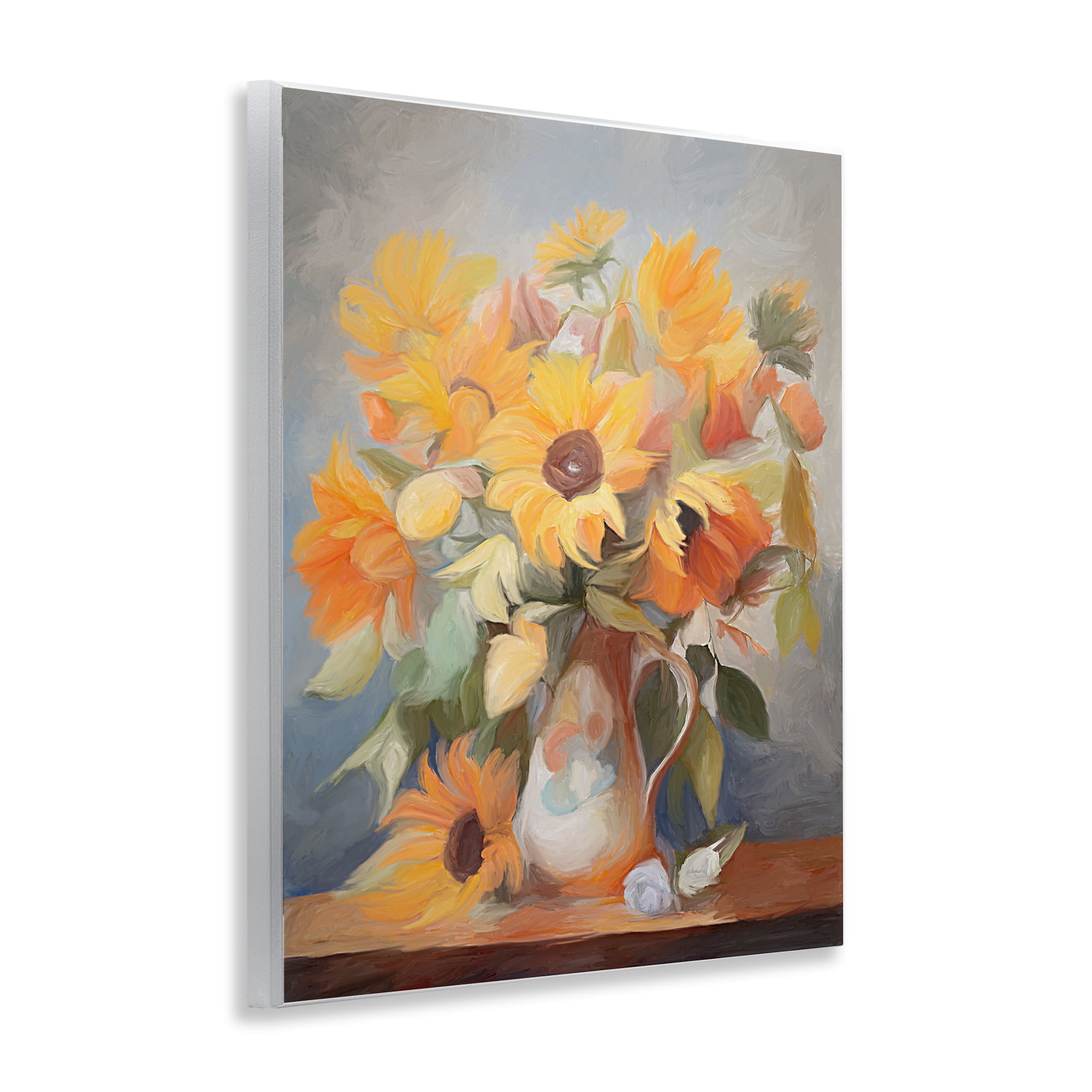 Stupell Industries Bright Sunflower Medley Botanical & Floral Painting Unframed Art Print Wall Art, 11 x 14