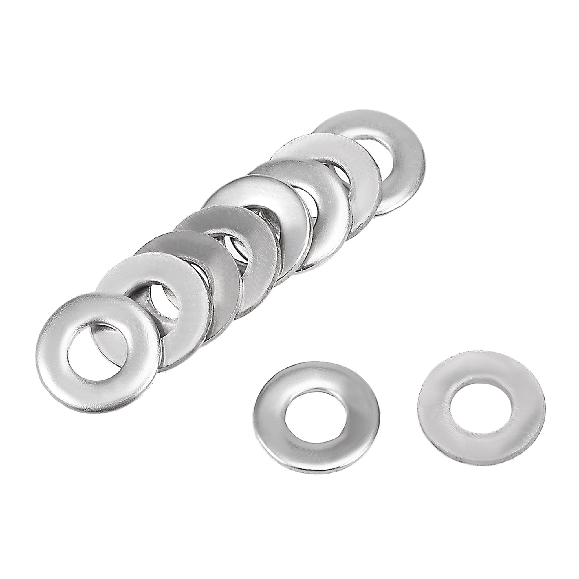 10 Pcs 20mm x 16.5mm x 0.8mm 304 Stainless Steel Flat Washer for Screw Bolt 