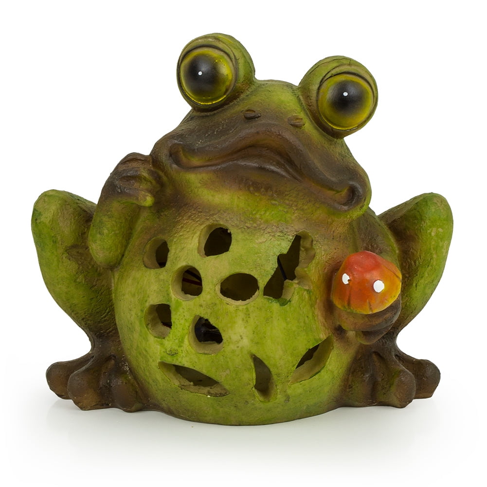 Dawhud Direct Frog Solar Powered Outdoor Decor LED Garden Light