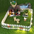 thumbnail image 4 of TOPRenddon Mini Wooden Fence - 90cm Dollhouse Garden Decor | 1:12 Scale Fairy Garden Edging & Succulent Planter Border for DIY Landscaping, 4 of 4