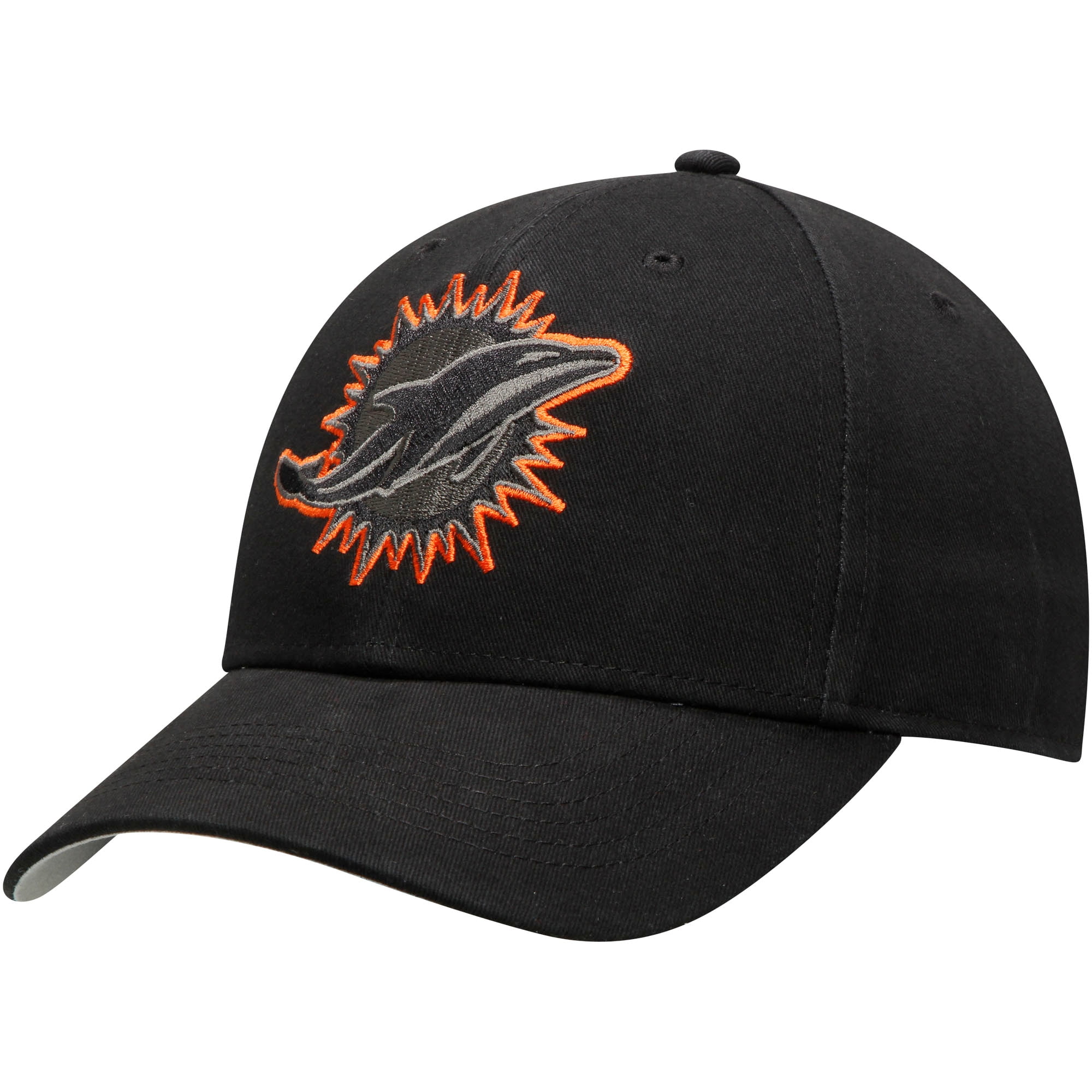 Miami Dolphins Fan Favorite Basic Adjustable Hat - Black - OSFA ...