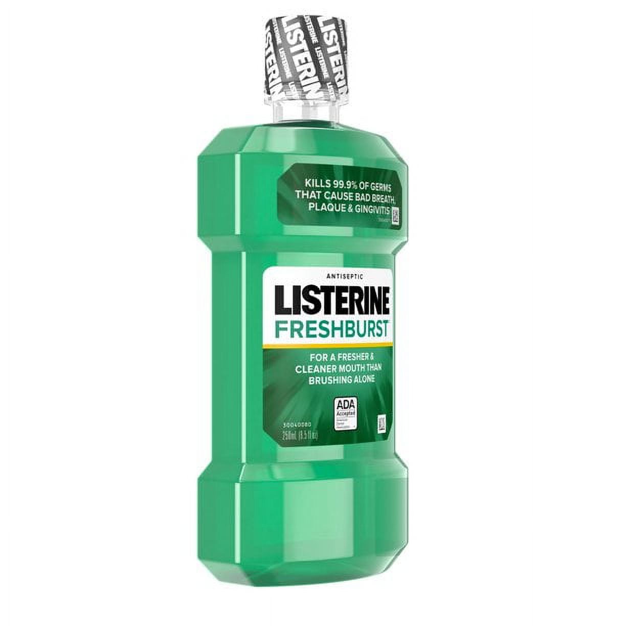 Listerine Antiseptic Mouthwash, Fresh Burst 250 mL (Pack of 6)