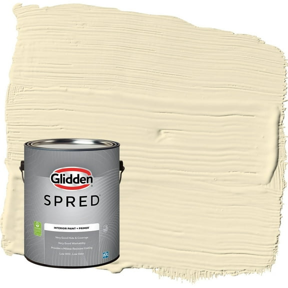 Glidden Spred Soleil / Yellow Semi-Gloss Interior Paint with Primer, 1 Gallon