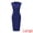 Dark Blue, variant on Women's Sheath Pencil Work Sleeveless Professional Dress S Dark Purple