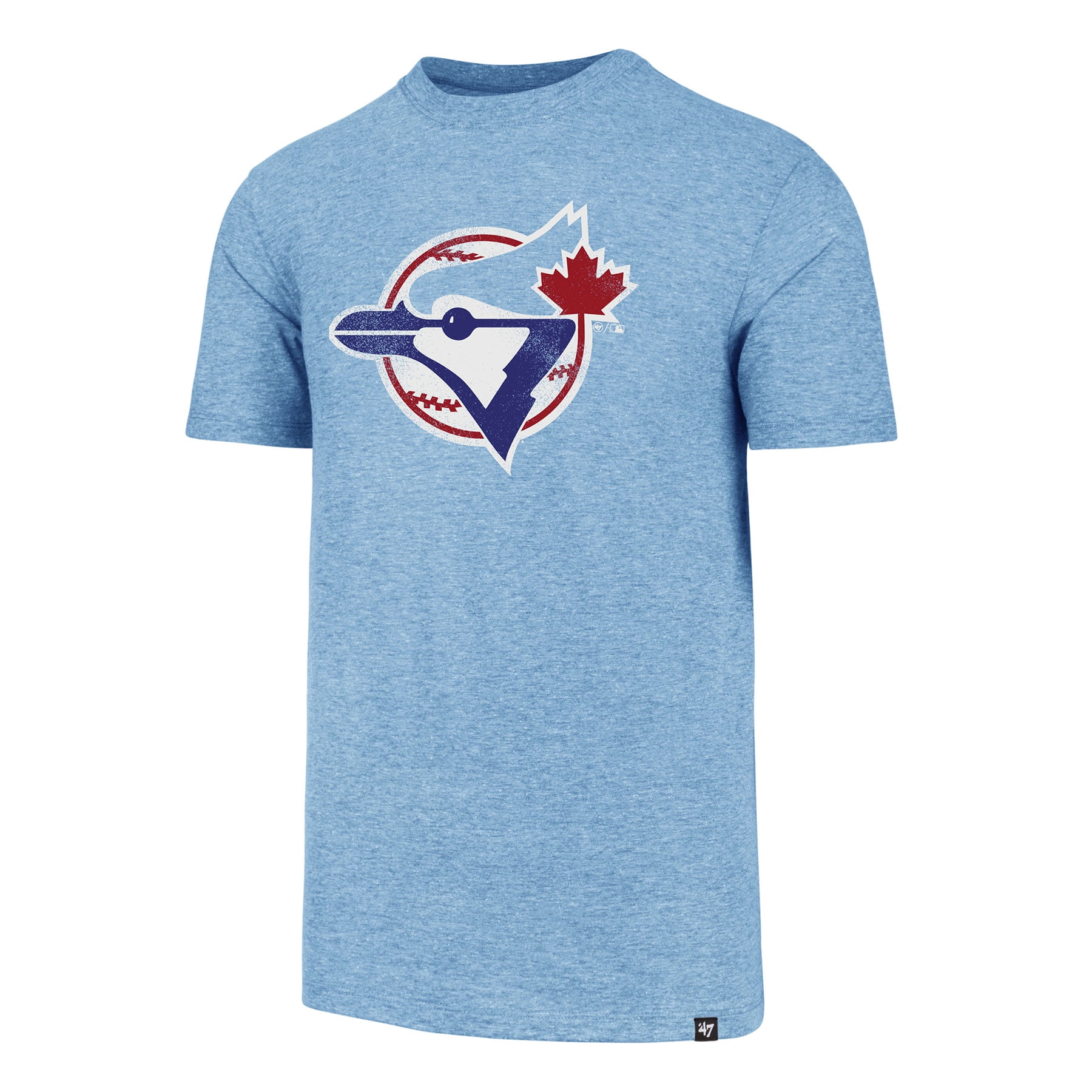 Toronto Blue Jays Cooperstown Mlb 47 Distressed Print Tri Blend T