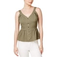 thumbnail image 1 of Blusa maison Jules sin mangas cuello corazón Mujer Verde Grande, 1 of 1