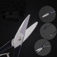 thumbnail image 4 of 7in 175mm Steel Black Handle Jewelry Necklace Ring Scissors DIY Wire Cutter Tool, 4 of 9