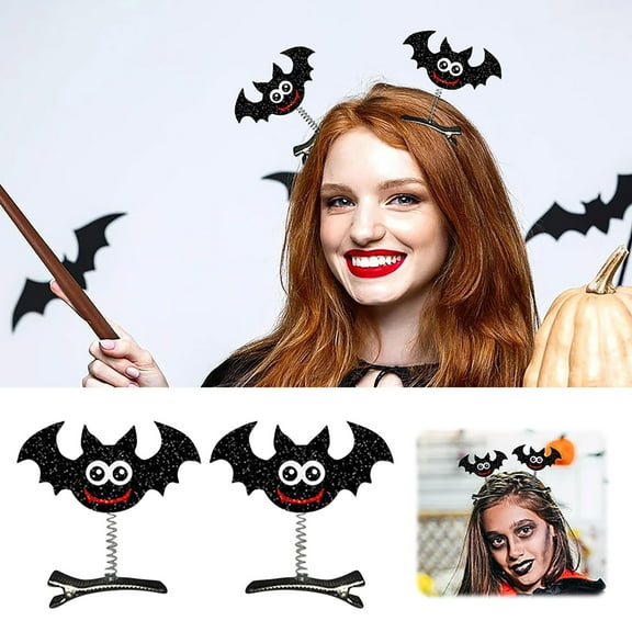 Halloween Hair Clips for Women Girls Cute Cartoon Pumpkin Witch Character Play Party Hair Accessories Barrettes Hairpins
