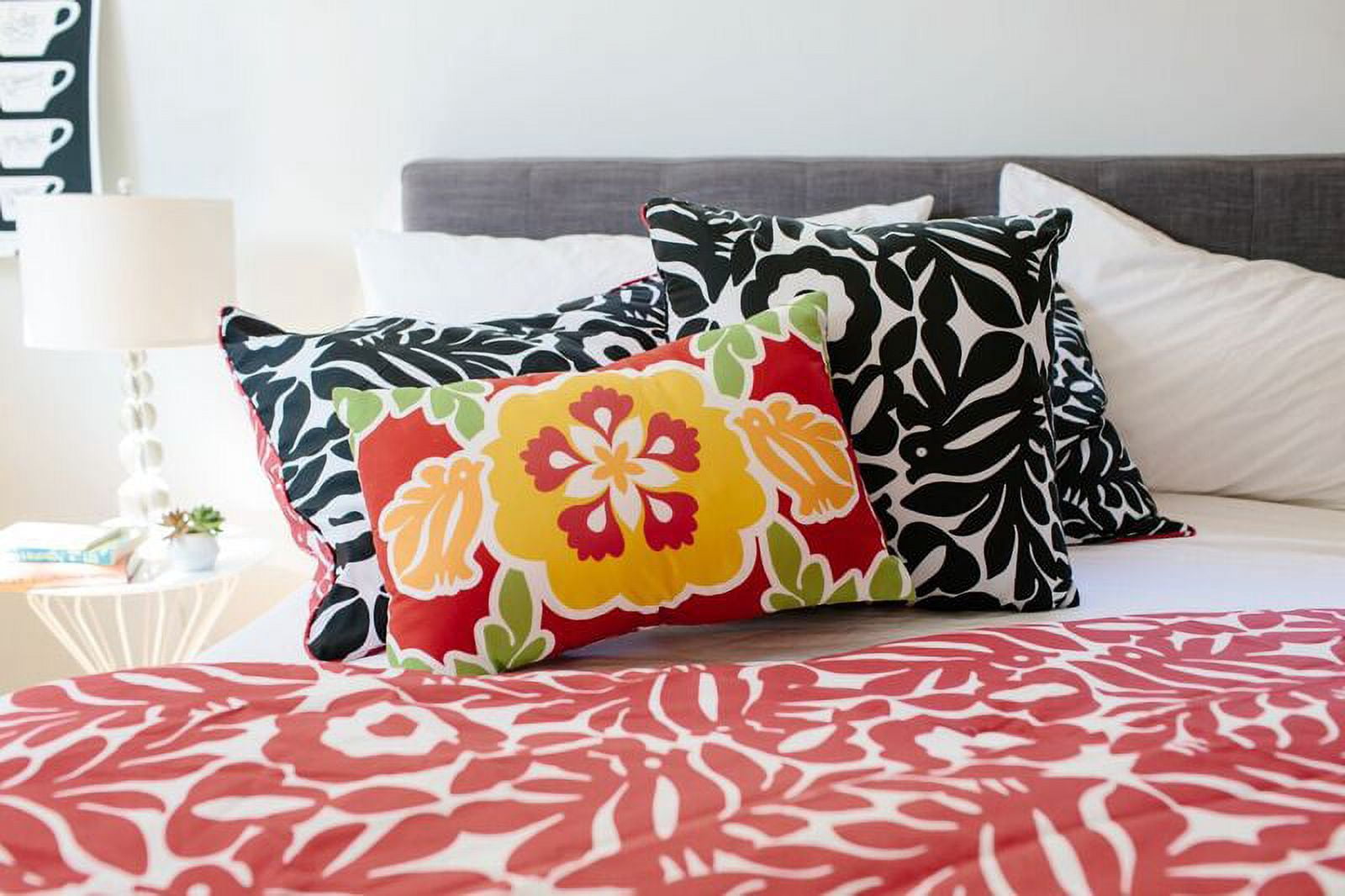 Otomi 7 Piece Printed Reversible Comforter Set