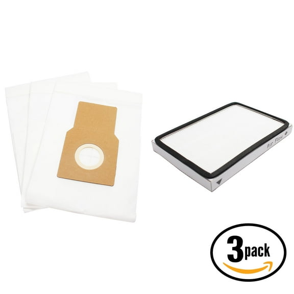 9 Replacement Kenmore 11634612301 Vacuum Bags & 3 HEPA Filter - Compatible Kenmore 50688, 50690, Type O, Type U & 86889, EF-1 Filter