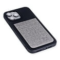 thumbnail image 3 of Dockem iPhone 13 Pro Max Wallet Card Case; Built-in Metal Plate for Magnetic Mounting, 2 Card Holders, Silicone Luxe M2T [Black/Grey], 3 of 10
