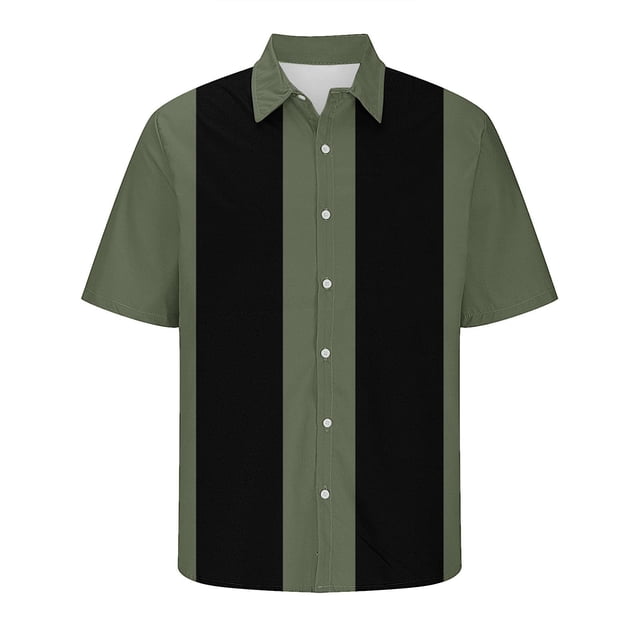 Camisa Hawaiana para Hombres Imprimir Manga Corta Divertida Tropical Casual Camisa de Playa, Botón Hawaiano para Hombres