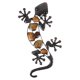 thumbnail image 2 of Escultura de pared Gecko Moderno Arte de La Pared Decoración Escultura Colgante de Pared Metal Decorativo Animal Estatua Ornamento para Oficina Hogar Patio Valla Jardín , Estilo A Fanmusic Escultura de pared, 2 of 7
