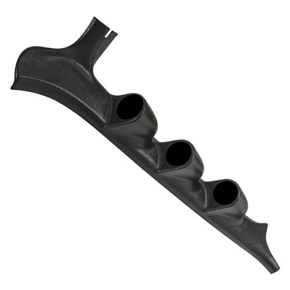 GlowShift | Black Triple Gauge Pillar Pod for 1987-1991 OBS Ford F-Series 6.9 IDI & 7.3 IDI F-150, F-250 & F-350