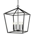 thumbnail image 1 of Millennium 3254-MB Transitional Four Light Pendant from None Collection in Black Finish, 1 of 9