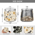 thumbnail image 2 of Yayeee Ashtray with Lid for Cigarette Smokeless Stainless Steel Home Ash Holder, Halloween Cute Ghosts, 2 of 7