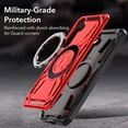thumbnail image 5 of for Samsung Galaxy A16  Case with 360° Ring Kickstand, Dual Layer Military Grade Heavy Duty Shockproof Protection Rugged Phone Case Cover for Samsung Galaxy A16. SHJ-Green, 5 of 7