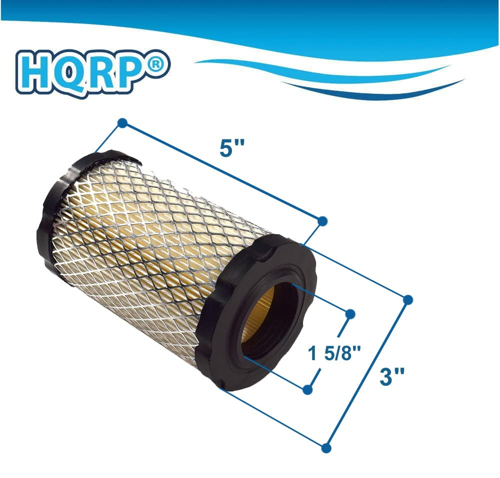 HQRP 2-pack Air Filter Kit compatible with Husqvarna YTA22V46 YTH22V46 YTH24V48 GTH52XLS HU800AWD, Craftsman IT2000 IT1500, Poulan-Pro PB22VA48 Riding Mower Lawn Tractor