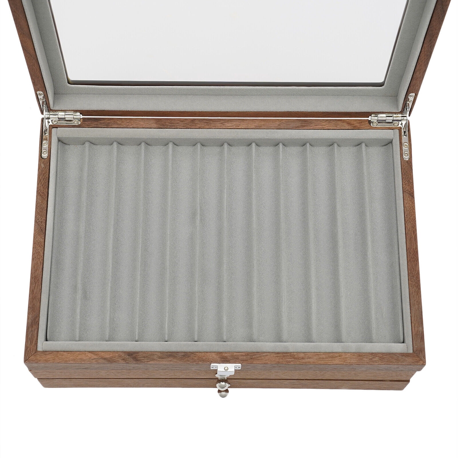 Retro Walnut Color Pen Display Box, Pen Collection Box, Pen Storage Box for Storing Many Different Types of Pens