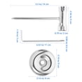 thumbnail image 2 of AURARMLET 1Jgo Discos Metálicos Y Llaves Para Cortadora De Césped Diseñados Para Uso Diario, 2 of 6