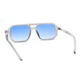 thumbnail image 4 of Super Hipster Squared Rectangle Racer Gentlemens Sunglasses Slate - Blue, 4 of 4