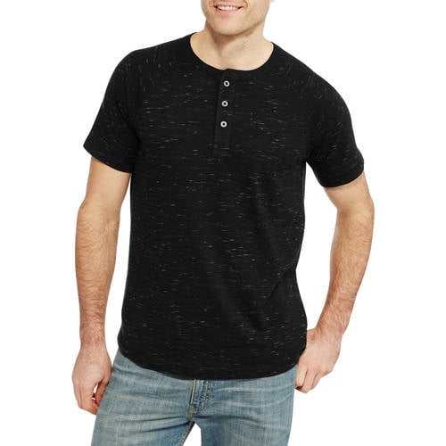 faded glory men's henley tee