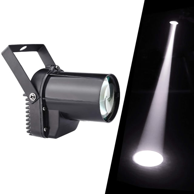 Disco Ball Spotlight LED Pinspot Light, bola de espejo motorizada