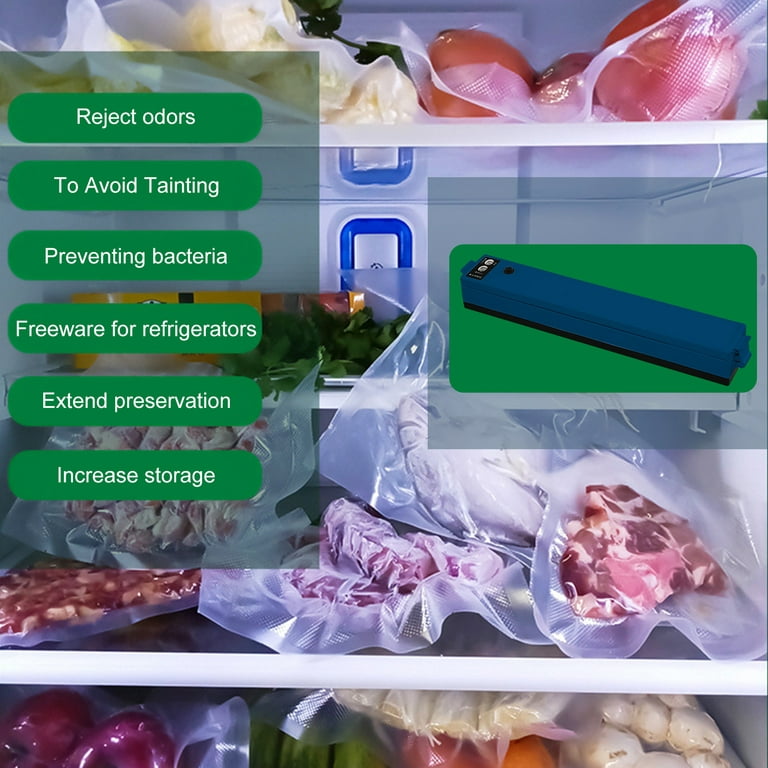 VAVSEA Vacuum Sealer, Food Vacuum Sealer Machines Automatic Air Sealing  System with Vacuum Hose & 10Pcs Seal Bags Starter Kit, 5 Modes for Dry &  Moist Food Storage Sous Vide, Compact 