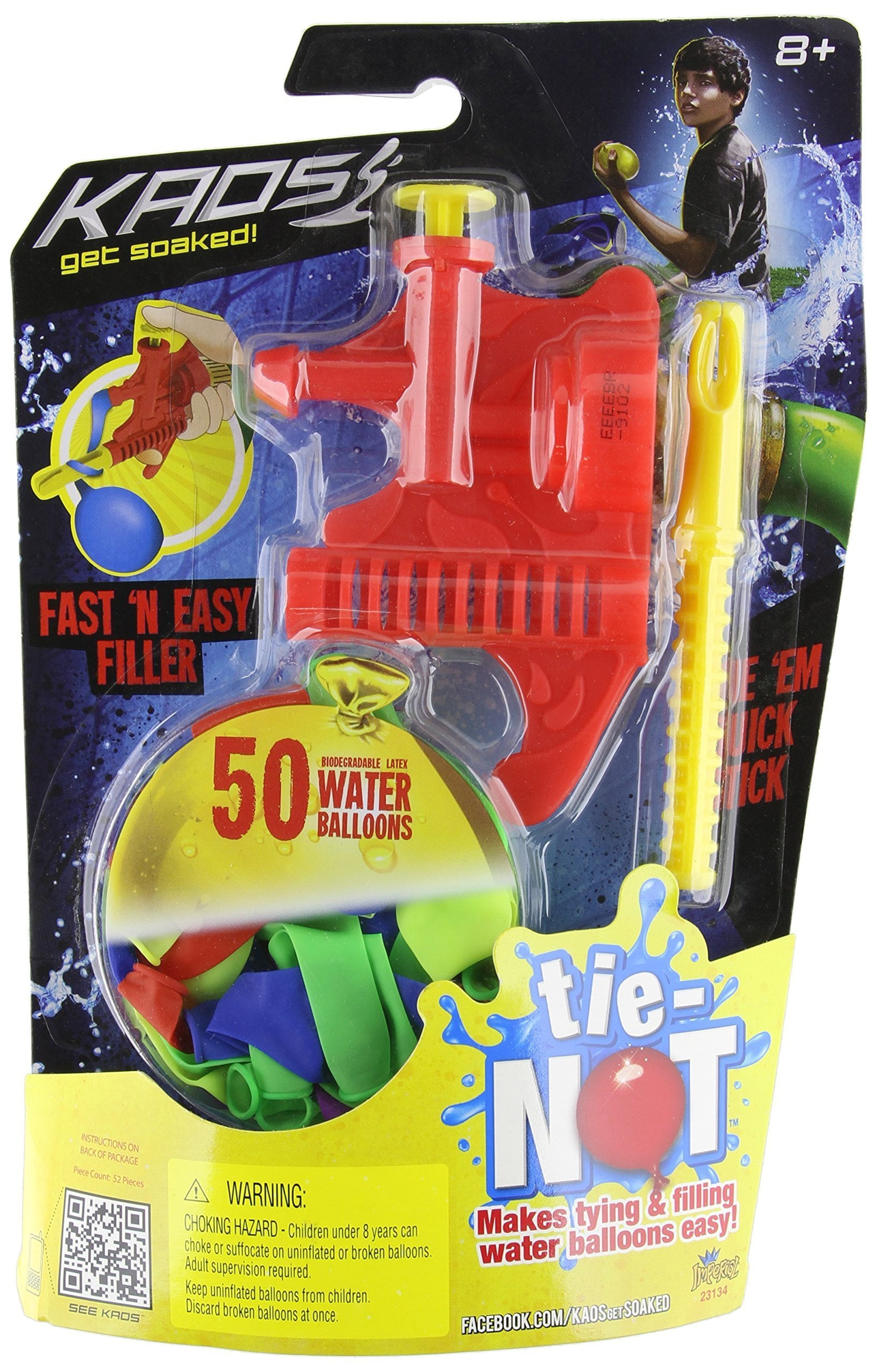 TieNot Biodegradable Water Balloon Filling Set, Color May Vary 1