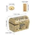 thumbnail image 2 of ETHZZLE 2-Pack Miniature Treasure Chest Dollhouse Scene Props, Decorative Alloy, Assorted Colors for Collectibles, 2 of 6