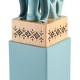 thumbnail image 4 of Spice by Tia Mowry - Savory Saffron Mint 7-Piece Cutlery Set with Block, 4 of 6