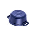thumbnail image 5 of Staub Cast Iron 2.75-qt Round Cocotte - Dark Blue, 5 of 8