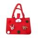 thumbnail image 1 of Bolsa de dulces navideñas, bolsa de regalo navideña, organizador de refrigerios, bolsa de golosinas navideñas para fiestas, vacaciones de año Nuevo muñeco de nieve rojo L BLESIY Bolsa de regalo, 1 of 8