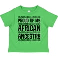 thumbnail image 3 of Inktastic Black History Proud African Ancestry Boys or Girls Toddler T-Shirt, 3 of 5