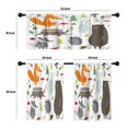 thumbnail image 4 of LALILO Kitchen Curtains and Valances Set of 3 36" Forest Window Treatment Tiers for Window Decor, 4 of 5