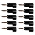 thumbnail image 3 of Stackable 4mm Banana Plug Set Screw Connectors Brass ABS 24A Electronics Industrial Equipment, 3 of 7