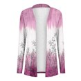 thumbnail image 5 of DDAPJ pyju Lightweight Cardigans for Women 2023,Open Front Drape Cardigan Gradient Floral Print Boho Kimono Casual Long Sleeve Holiday Coats Fall Winter Mid-Length Thin Jacket, 5 of 6
