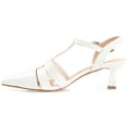 thumbnail image 3 of Journee Womens Jazlynn Buckle Kitten Heel Pointed Toe Pumps, Widths Available, 3 of 10