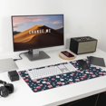 thumbnail image 6 of Rateoe Cherry Blossoms Print Mouse Pad - Extended Large Gaming Mousepad,Non-Slip Stitched Edge,16x29.5 Inch, 6 of 8