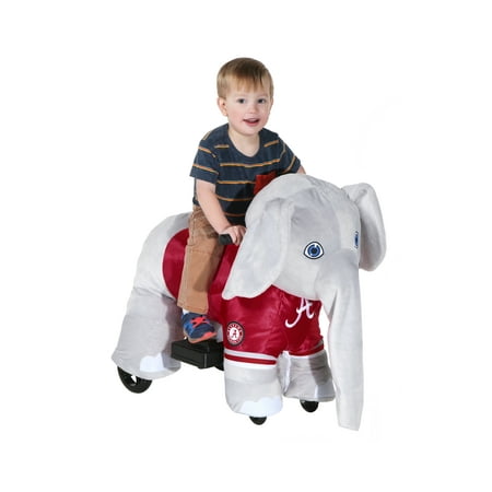 NCAA Alabama 6V Plush Ride-On with Team Bus Included!